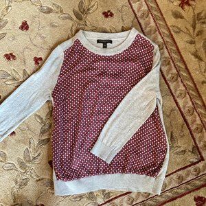 Soft, grey 3/4 sleeve BR sweater XS